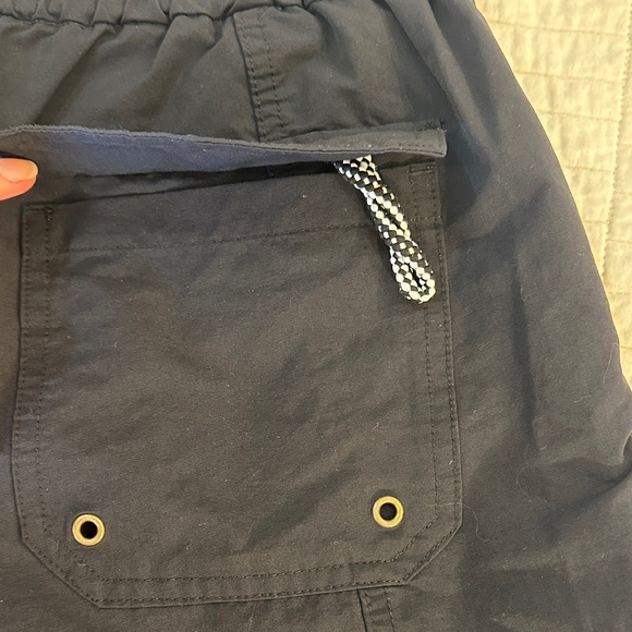 J Crew XS Swim Shorts Black Drawstring Paddleboard - Picture 5 of 8